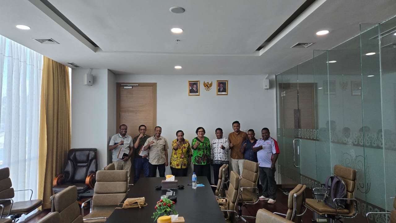 Rapat Pemanfaatan dan Optimalisasi Aset di Kawasan Pasar Batas RI-PNG