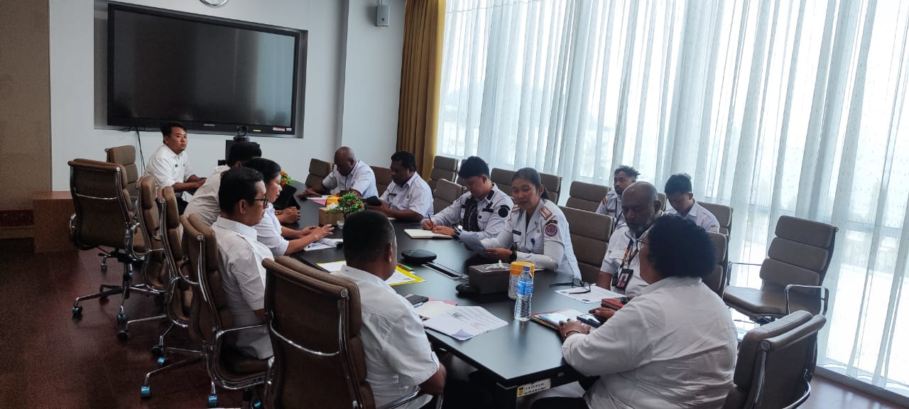 Rapat Tindak Lanjut Optimalisasi Pengelolaan Aset Pasar Batas RI–PNG Skouw